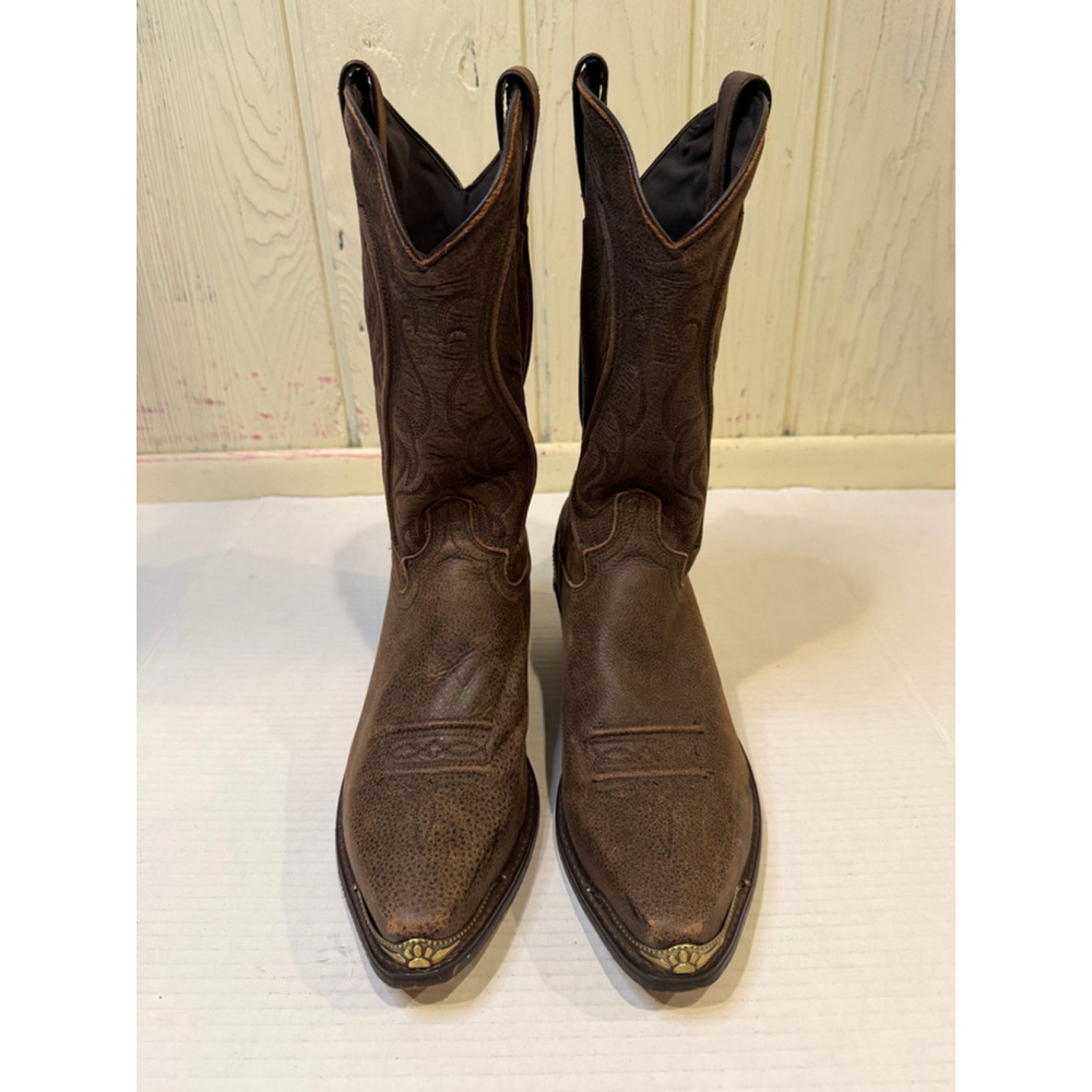 Men's Amazonas Cowboy & Western leather Boots 10.5 Brown Gold